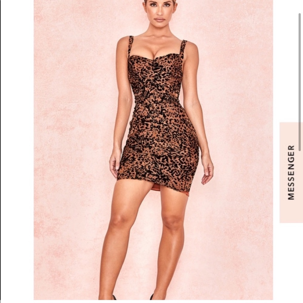 House Of Cb Leopard Dress